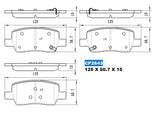 Ceramic Brake Pads CP2643 (DB2643) – Premier Performance Auto Parts