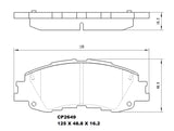 Ceramic Brake Pads CP2649 (DB2649) - Premier Performance Auto Parts