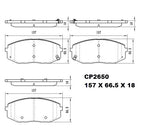 Ceramic Brake Pads CP2650 (DB2650)  - Premier Performance Auto Parts | Universal Auto Spares