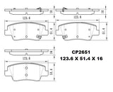 Ceramic Brake Pads CP2651 (DB2651)  - Premier Performance Auto Parts | Universal Auto Spares