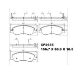Ceramic Brake Pads CP2655 (DB2655)  - Premier Performance Auto Parts | Universal Auto Spares