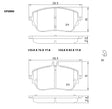 Ceramic DB2660 Brake Pads (CP5078) DB2660 CP2660 - Premier Performance Auto Parts | Universal Auto Spares