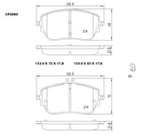 Ceramic DB2660 Brake Pads (CP5078) DB2660 CP2660 - Premier Performance Auto Parts | Universal Auto Spares