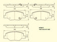 Ceramic DB2677 Brake Pads (CP5054) DB2677 CP2677 - Premier Performance Auto Parts | Universal Auto Spares