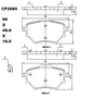 Ceramic Brake Pads CP2680 (DB2680) - Premier Performance Auto Parts