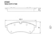 Ceramic Brake Pads CP2681 (DB2681) - Premier Performance Auto Parts