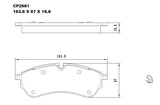 Ceramic Brake Pads CP2681 (DB2681) - Premier Performance Auto Parts