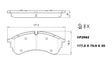 Ceramic DB2682 Brake Pads DB2682 CP2682 - Premier Performance Auto Parts | Universal Auto Spares