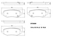 Ceramic DB2688 Brake Pads DB2688 CP2688 - Premier Performance Auto Parts | Universal Auto Spares