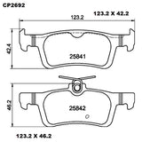 Ceramic DB2692 Brake Pads DB2692 CP2692 - Premier Performance Auto Parts | Universal Auto Spares