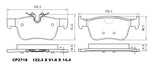 Ceramic DB2718 Brake Pads DB2718 CP2718 - Premier Performance Auto Parts | Universal Auto Spares