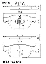 Ceramic Brake Pads CP2719 (DB2719 / CP5061)  - Premier Performance Auto Parts | Universal Auto Spares