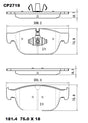 Ceramic Brake Pads CP2719 (DB2719 / CP5061)  - Premier Performance Auto Parts | Universal Auto Spares