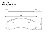 Ceramic DB2720 Brake Pads DB2720 CP2720 - Premier Performance Auto Parts | Universal Auto Spares