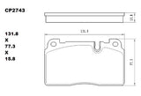 Ceramic DB2743 Brake Pads (CP5014) DB2743 CP2743 - Premier Performance Auto Parts | Universal Auto Spares