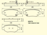 Ceramic DB2771 Brake Pads DB2771 CP2771 - Premier Performance Auto Parts | Universal Auto Spares