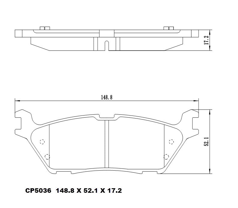 Ceramic Brake Pads CP5036 – Premier Performance Auto Parts