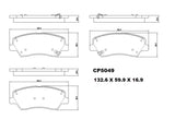 Ceramic Brake Pads CP5049 – Premier Performance Auto Parts