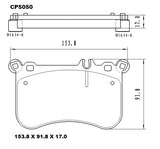 Ceramic Brake Pads CP5050 – Premier Performance Auto Parts