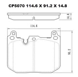Ceramic Brake Pads CP5070 - Premier Performance Auto Parts