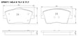 Ceramic Brake Pads CP5071  - Premier Performance Auto Parts | Universal Auto Spares