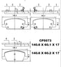 Ceramic Brake Pads CP5073  - Premier Performance Auto Parts | Universal Auto Spares