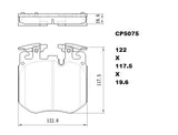 Ceramic Brake Pads CP2562 (DB2562 / CP5075)  - Premier Performance Auto Parts | Universal Auto Spares