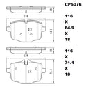 Ceramic Brake Pads CP2567 (DB2567 / CP5076)  - Premier Performance Auto Parts | Universal Auto Spares