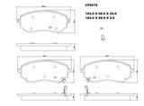 Ceramic Brake Pads CP5079 - Premier Performance Auto Parts