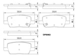 Ceramic Brake Pads CP5082 - Premier Performance Auto Parts | Universal Auto Spares