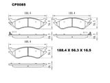 Ceramic Brake Pads CP5085 - Premier Performance Auto Parts | Universal Auto Spares