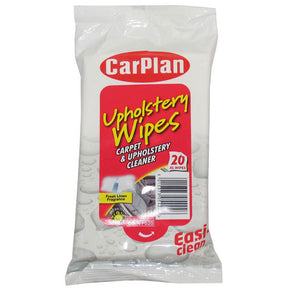 Upholstery Wipes XL Hang Pack of 20 Fresh Linen Fragrance - CarPlan