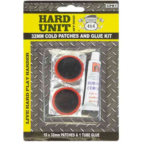 Cold Patch Kit 32mm With Glue 11pcs - HARD UNIT | Universal Auto Spares