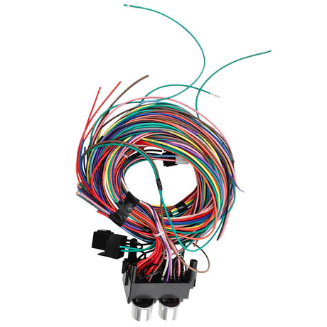 Universal 12 Circuit Wiring Harness Kit 12V Muscle Car Street Hot Rod XL Wires - Machter