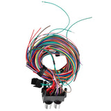 Universal 12 Circuit Wiring Harness Kit 12V Muscle Car Street Hot Rod XL Wires CPLIT-UN12 - Machter