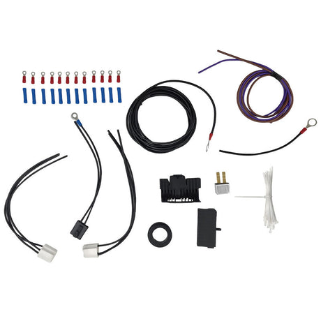 21 Circuit Wiring Harness Kit Extra Long Wires With 17 Fuses & Panel - Machter
