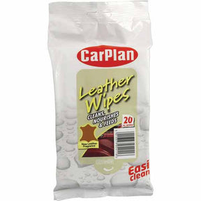Leather Wipes XL Hang Pack of 20 New Leather Fragrance - CarPlan