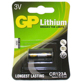 Battery Lithium Photo 3V CR123AC1 - GP
