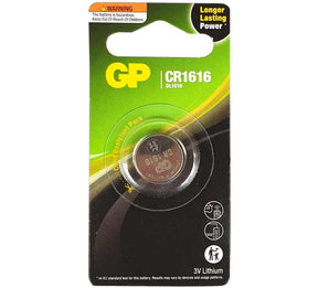 Coin Cell 3V Remote Battery Lithium CR1616C1 - GP
