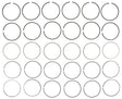 Chrysler 2.7L V6 Eer Ring Set CR632 020 - Austral | Universal Auto Spares