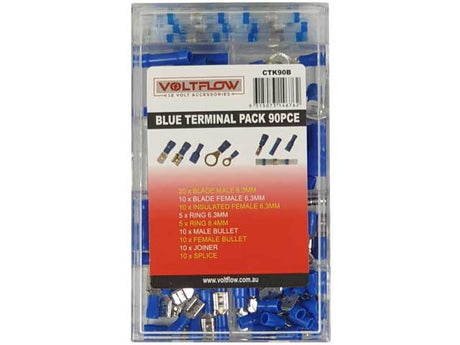 Terminal Pack With 90 Piece Assortment - Voltflow | Universal Auto Spares