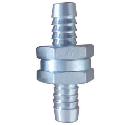 6mm 1/4" Aluminium Alloy One Way Non Return Check Valve Petrol Diesel - Machter