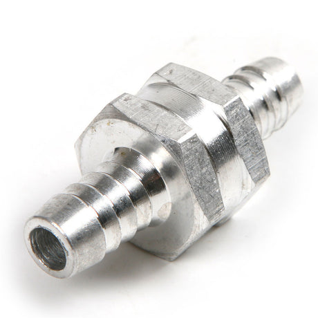 6mm 1/4" Aluminium Alloy One Way Non Return Check Valve Petrol Diesel - Machter