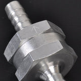 6mm 1/4" Aluminium Alloy One Way Non Return Check Valve Petrol Diesel CV-6MM - Machter