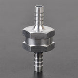 6mm 1/4" Aluminium Alloy One Way Non Return Check Valve Petrol Diesel CV-6MM - Machter