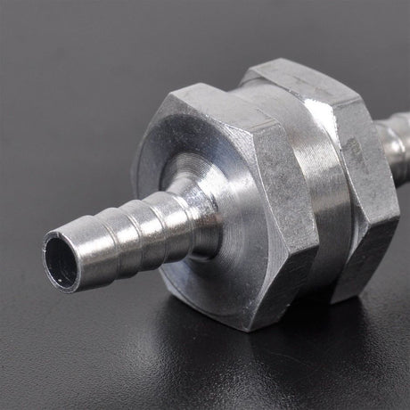 6mm 1/4" Aluminium Alloy One Way Non Return Check Valve Petrol Diesel - Machter