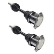 2 x Front CV Shafts Fit For Nissan Navara D22 2.5L Turbo Diesel 2008-ON CVS-NS001M-2PCS - Machter