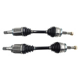 Pair Front CV Joint Axle Shafts Fit For Nissan Navara D23 NP300 For Mercedes Benz X250D 2.3L X350 4WD 2015-2020 CVS-NS008-2PCS - Machter