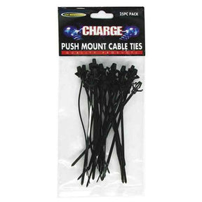 Cable Tie - Push Mount Type 4.8 x 200mm 25 Piece