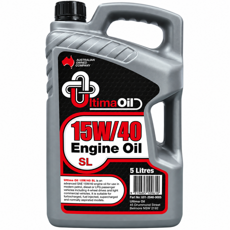 15W/40 Engine Oil SL 5L - Ultima Oil